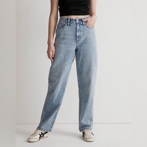 NWT Madewell Curvy Baggy Straight Jeans